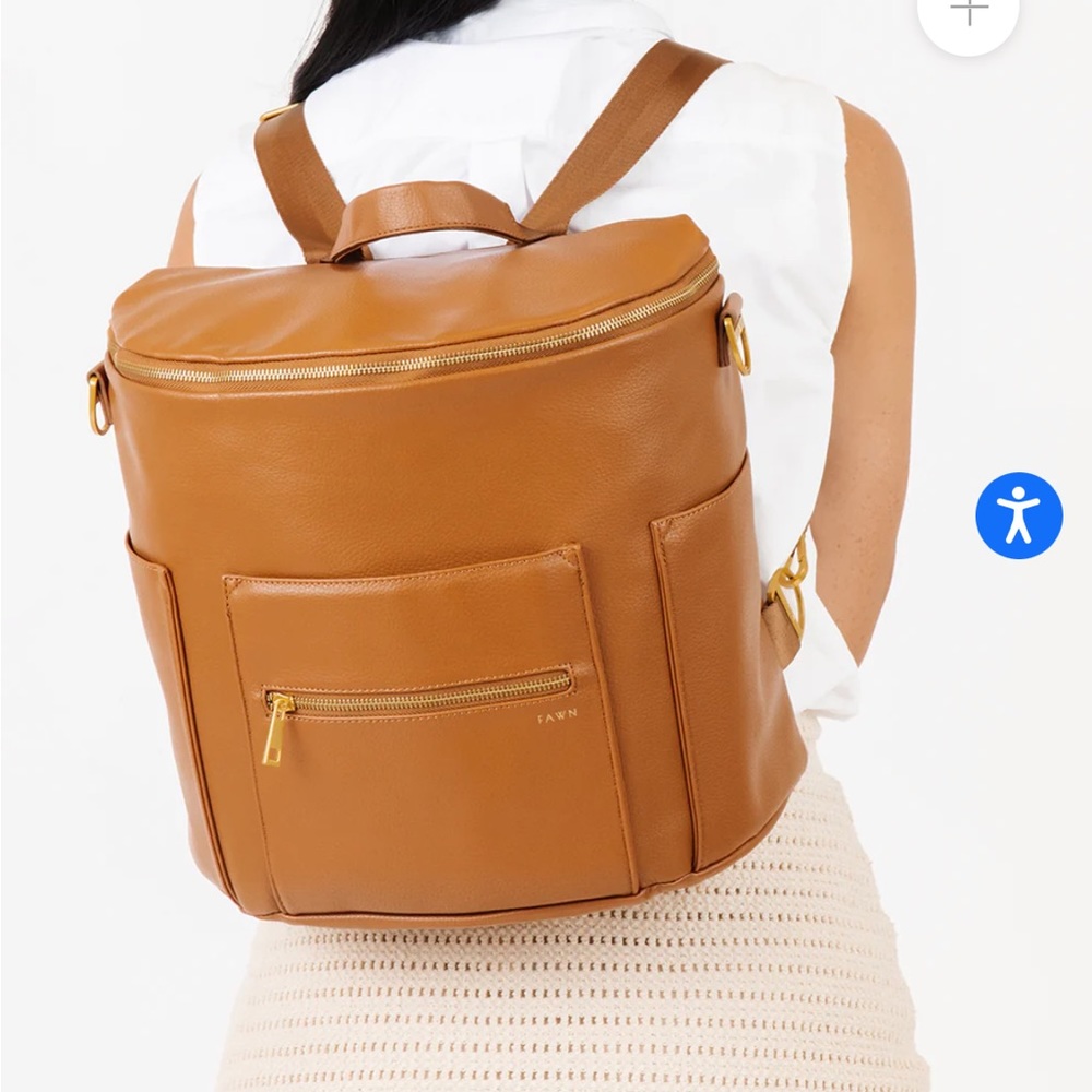 Fawn Design The Original Diaper Bag Small Brown - Like New